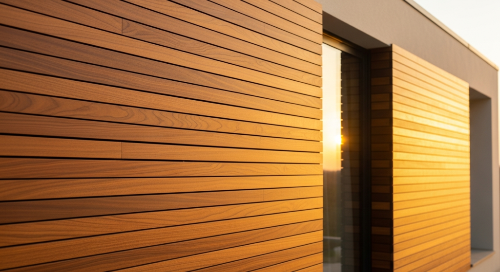Détail Bardage en bois à      Wallonie - Creative Solution