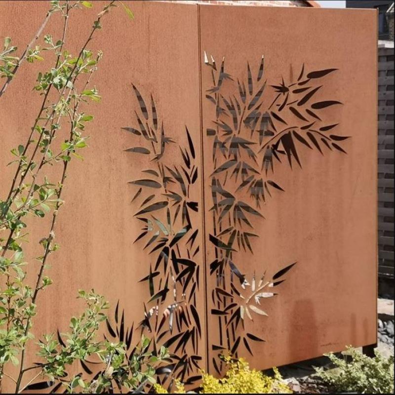 Réalisation Acier Corten à Waterloo Détail Acier Corten à Waterloo - Creative Solution